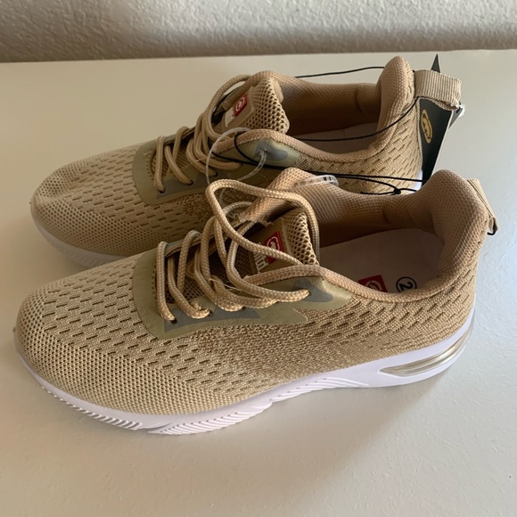 unltd Tan Sneakers with Breathable Mesh and Comfortable Fit. - Picture 2 of 9